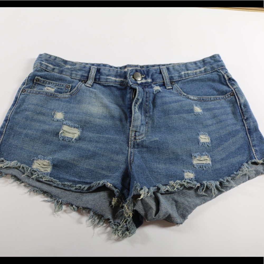Free people denim shorts